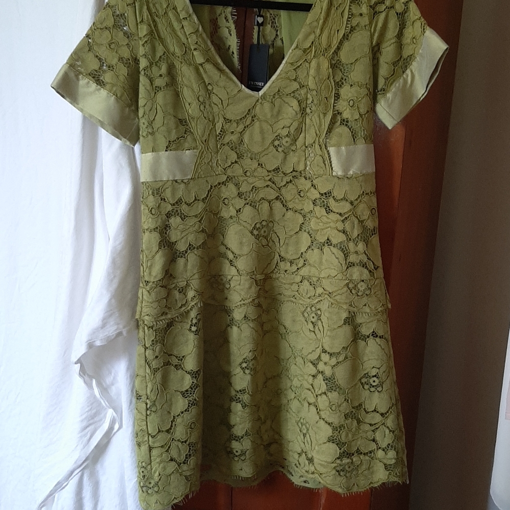 NWT TWIN-SET SIMONA BARBIERI Lace Sheath Dress - Picture 5 of 5